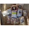 Image 1 : Box of assorted nails, electrical hardware, nuts/bolts, etc.