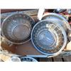 Image 5 : Large box of assorted vintage hubcaps
