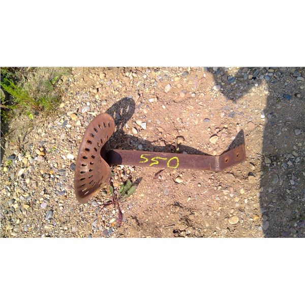 Tractor seat with mounting bracket