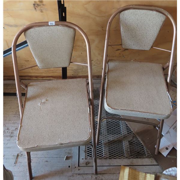 2 Vintage Folding chairs