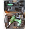 Image 1 : Superior Cordless drill with batteries & Charger with case (one battery is damaged)