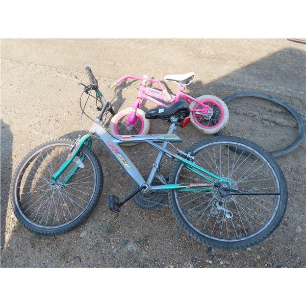2 bikes (1 = Pre-teen, 1 = child)