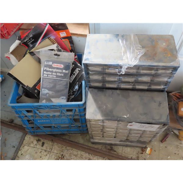 2 Parts storage towers (13.75"x 11.5") (12"x 20")