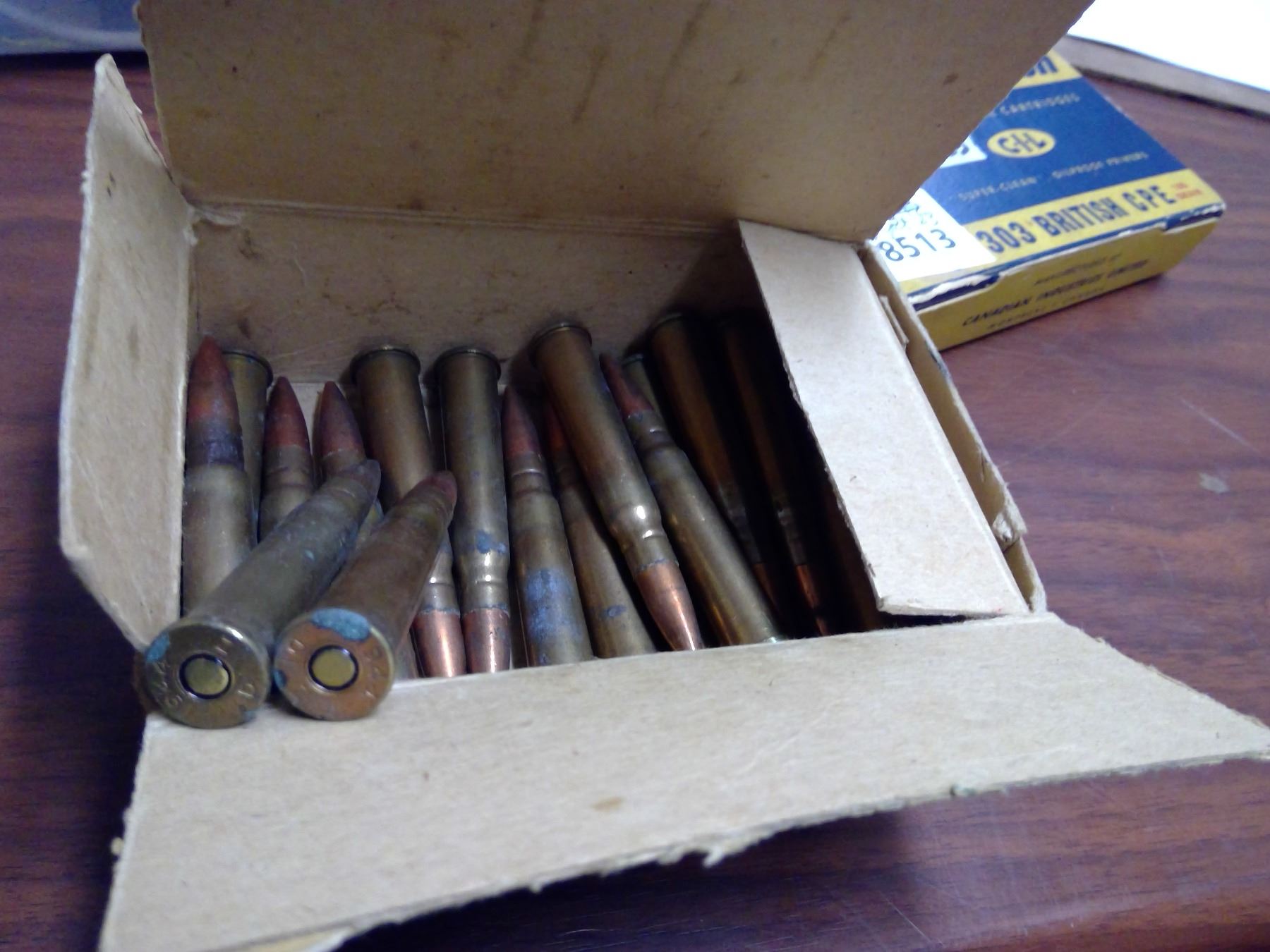 20 live rounds stamped