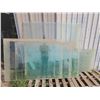 Image 1 : Lot of 14 pieces of tempered glass. Various sizes. See photos.