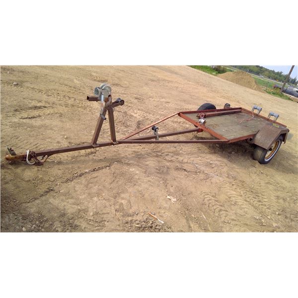 Boat trailer  48.5" X 14.5 feet Has Vin decal but unable to fully read