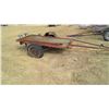 Image 4 : Boat trailer  48.5" X 14.5 feet Has Vin decal but unable to fully read