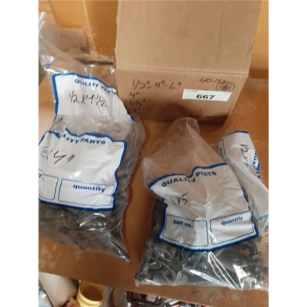 40lb box 1/2" 4"-6" bolts