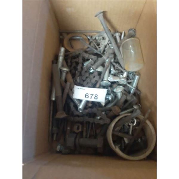 box of misc bolts 15lbs