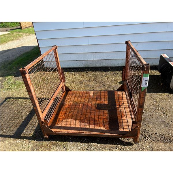 683 - Rolling steel rack (40” x 48”)