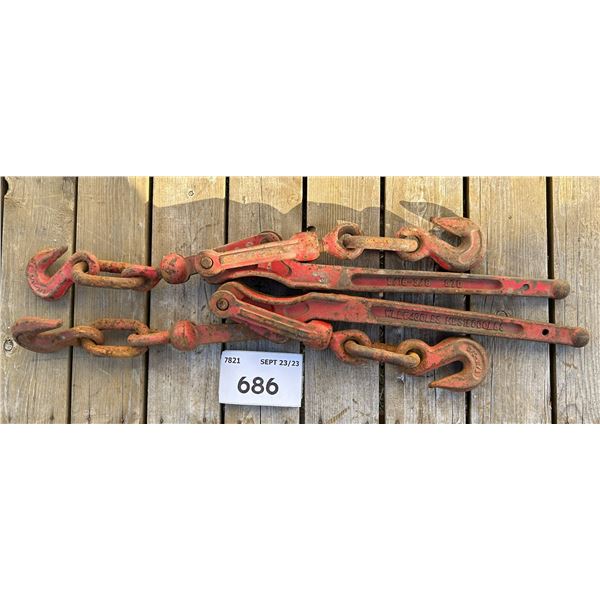 686 - 2 chain snap binders 3/8”