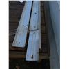 Image 3 : 688 - 3 sections of aluminum straight edge (4’ long each section)