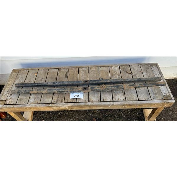 710 - Snowmobile hold down brackets for sled trailer