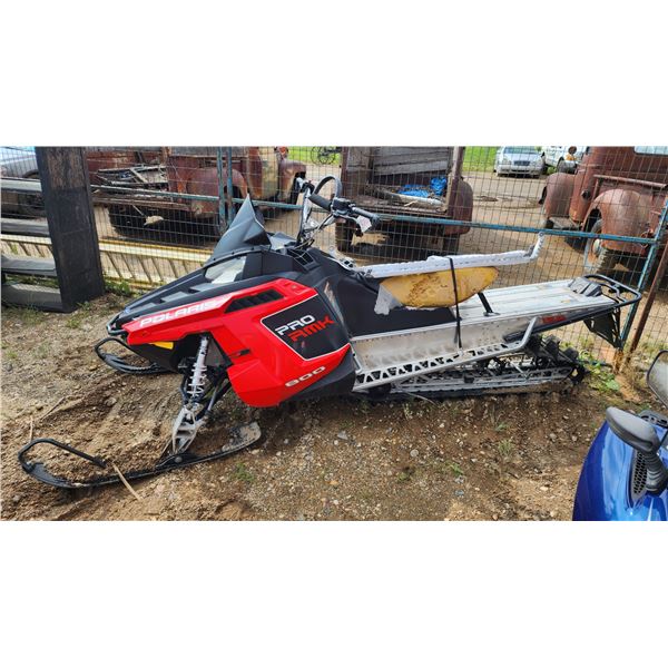 2011 Polaris 800 Pro RMK Snowmobile (Has Keys) VIN SN1CG8GS8BC141296