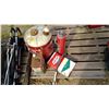 Image 1 : Fire extinguisher and gas cans