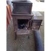 Image 3 : Vintage wood stove with fluted chimney section and elbow section