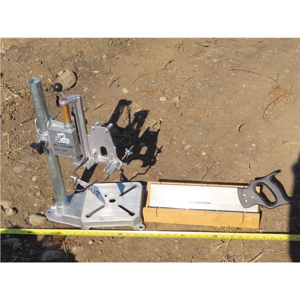 Drill Press and Manual Mitre saw