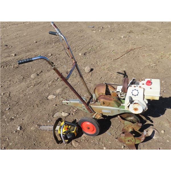 McCulloch Max 110-12" Blade Chainsaw - Compression + Rototiller