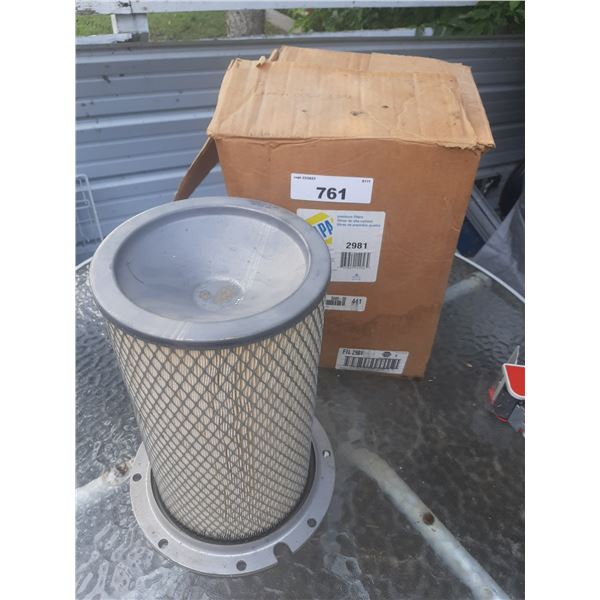 napa gold inner air filter 2981
