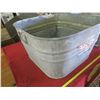 Image 3 : 3 galvanized tubs - 20.5"x20.5"x11.5"H and 18.5"x18.5"x11.5"H