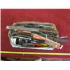 Image 1 : lot of assorted tools - files, drill bits, hole saw bits, etc.