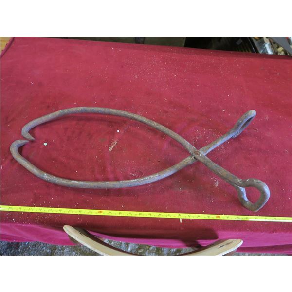 vintage ice tongs
