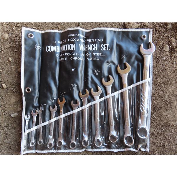 Set of SAE Combination wrenches