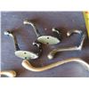 Image 2 : 7 old brass coat hooks