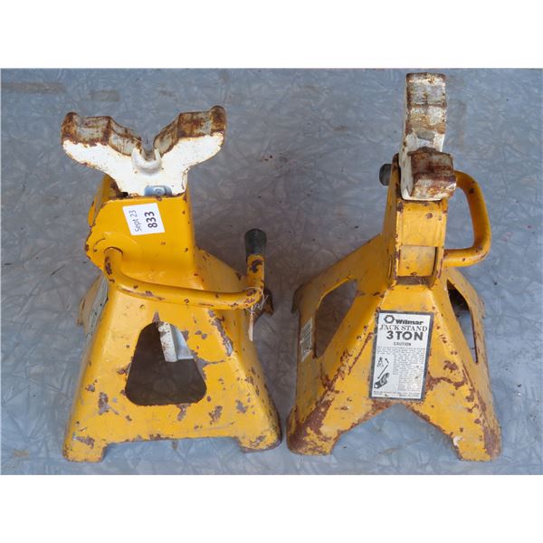 Pair of 3 ton jack stands