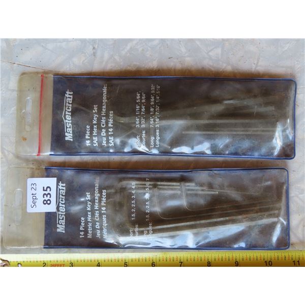 SAE & Metric Hex key's