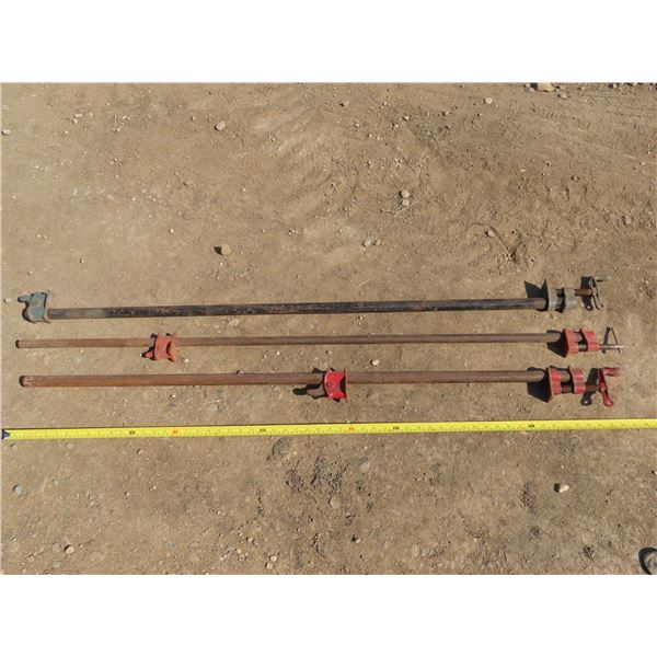 3 50" Pipe clamps