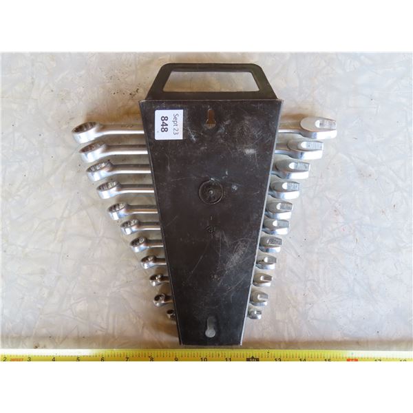 Set of Mastercraft Combo wrenches - one wrench missing