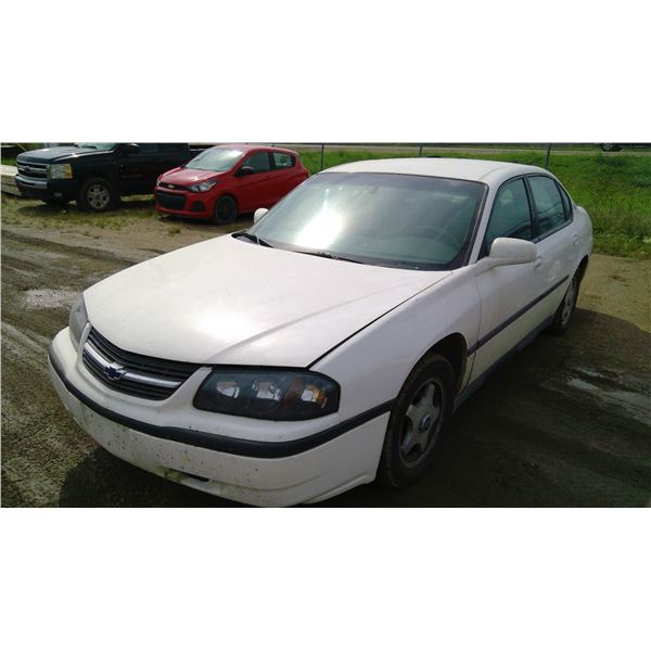 2004 Chev Impala 4 door, Sk registered  Has key,  runs and drives VIN 2G1WF52E849260858