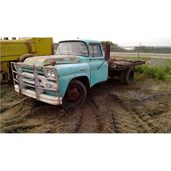 1959 GMC 3400 flat deck  VIN 994436D7224C