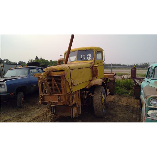 Uranium City plow truck Autocar Mode M7D plow truck  Chassis # 77215 4X4