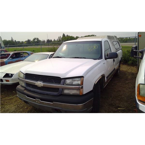 2003 CHEV SILVERADO 1500 REG CAB 2WD  VIN 1GCEC14X13Z108265   SK PLATED