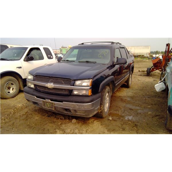 2005 CHEV AVALANCHE 1500 3GNEK12TX5G146171