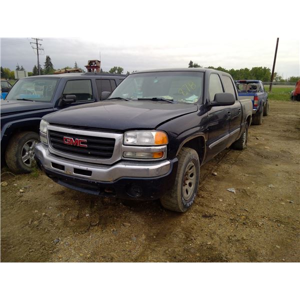 2006 GMC 4x4 PICKUP  VIN 2GTEK13V771147945
