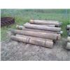 Image 1 : 27 Large posts 6-8 feet lengths greater than 8" diameter