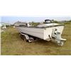 Image 3 : 22' Boat and tandem trailer  Trailer serial number 1179558, Volvo Penta 290 leg on boat