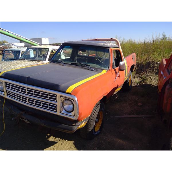 1979 Dodge Power Wagon MACHO   Key in vehicle  VIN W14JE9S208832