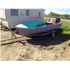 Image 1 : 14' Boat, 20 HP Mercury motor ( carb recently given carb kit), Calkins Trailer  Trailer VIN 1CXBT161