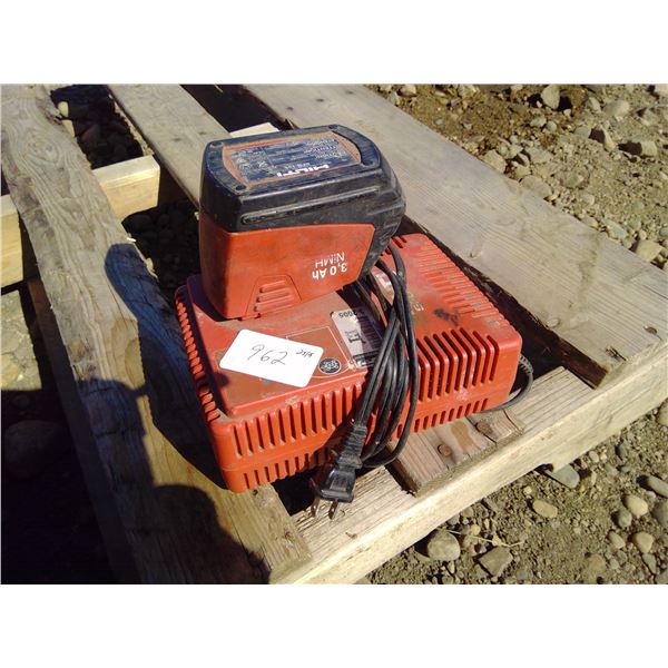Hilti charger and battery