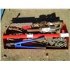 Image 1 : Tray with bolt cutters and misc.