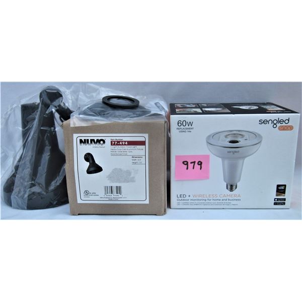 New Sengled Snar LED & Wireless camera floodlight plus new boxed outdoor floodlight heavy aluminum f