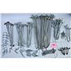 Image 1 : Huge lot peg board hangers various sizes