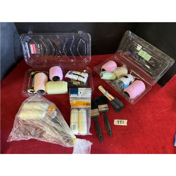 Painting Brush/Sponges/Rollers Lot - most new
