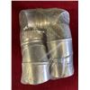 Image 3 : 3 Galvanized Elbow Duct Parts- 4" width/8" length