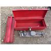 Image 2 : 1 Metal tool box (Red) + Air Powered Sander/planer