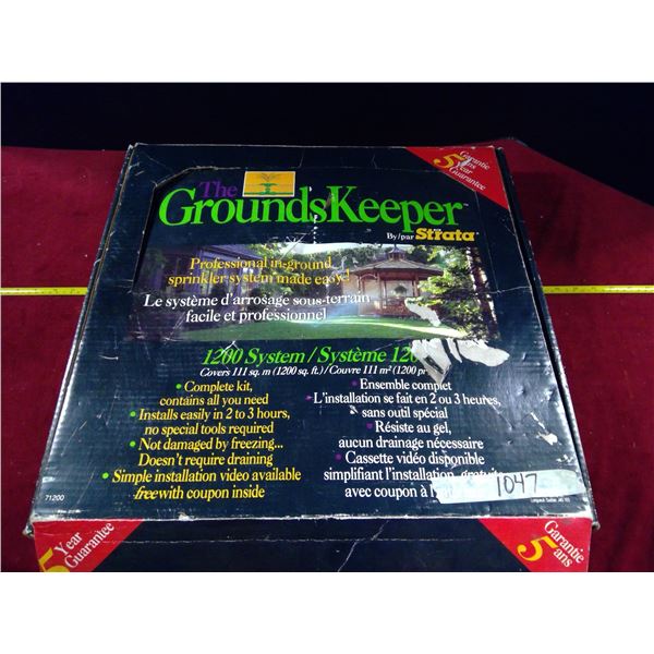 Groundskeeper in ground sprinkler system